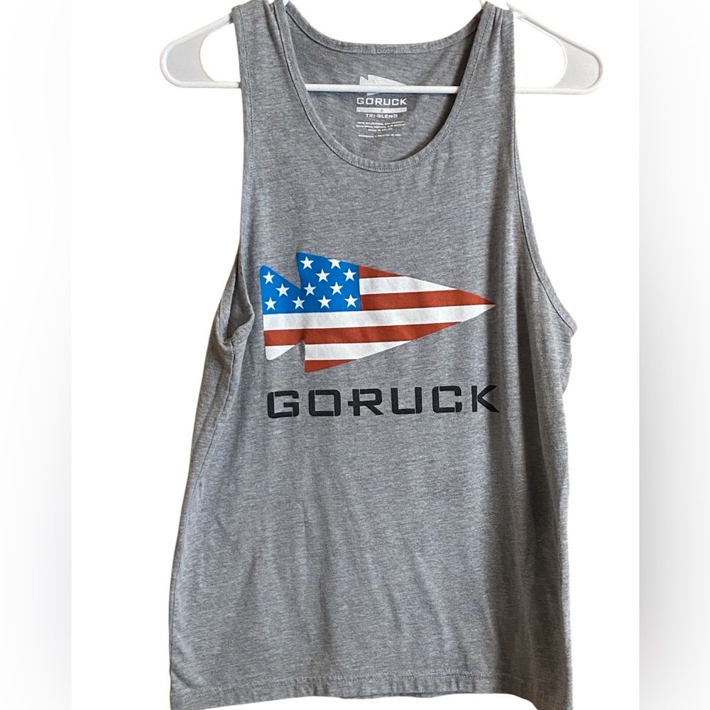 GORUCK Flag Spearhead Tank Top Small Gray
